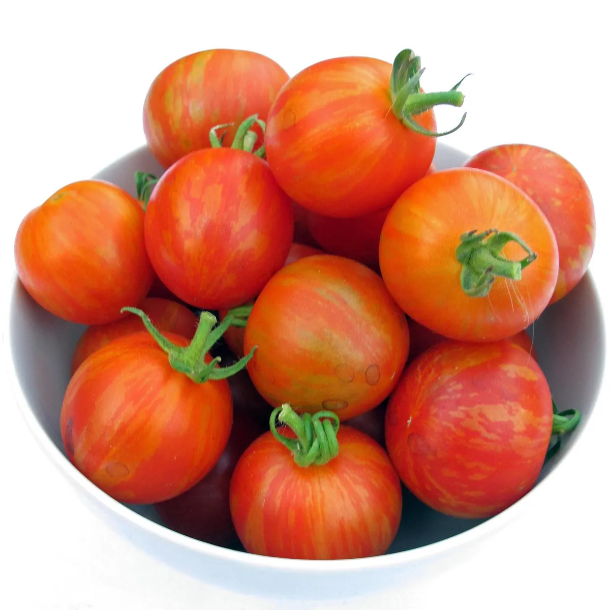 Gestreifte Tomate 'Tigerella' (Solanum lycopersicum) Samen