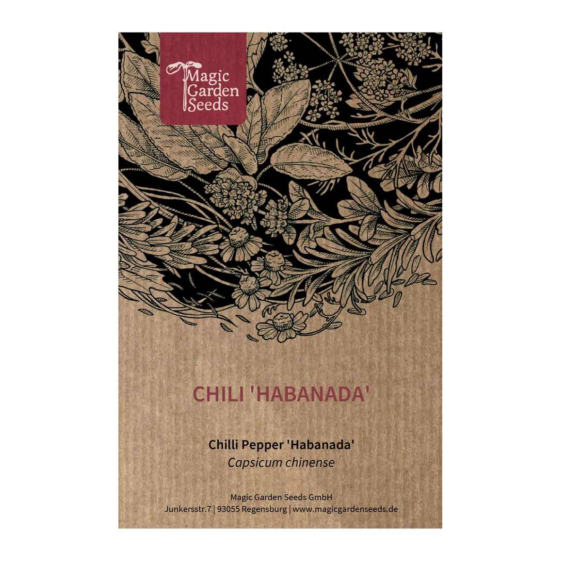 Milder Chili 'Habanada' (Capsicum chinense) Samen