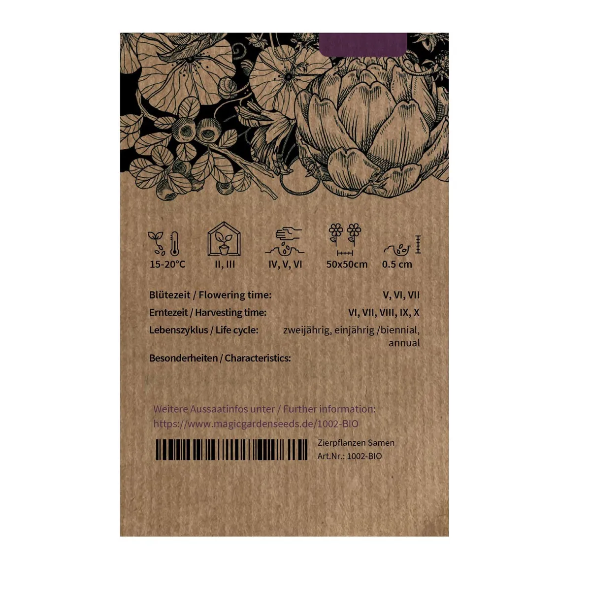 Blumenkohl 'Neckarperle' (Brassica oleracea var. botrytis) Bio Saatgut