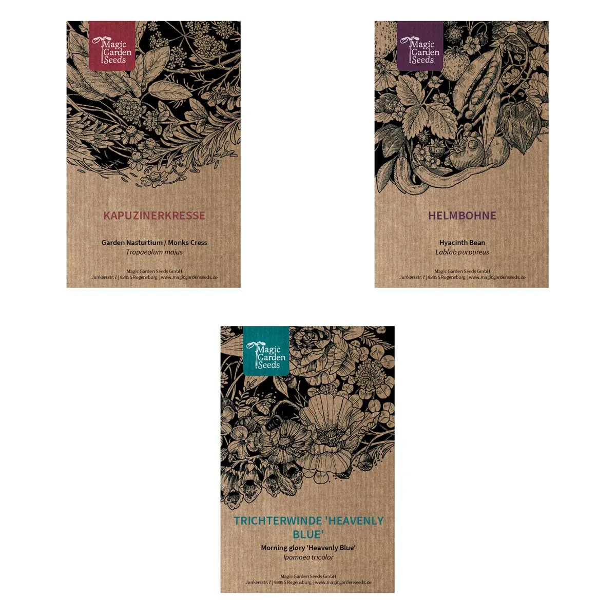 Blühende Kletterpflanzen - Samen-Geschenkset