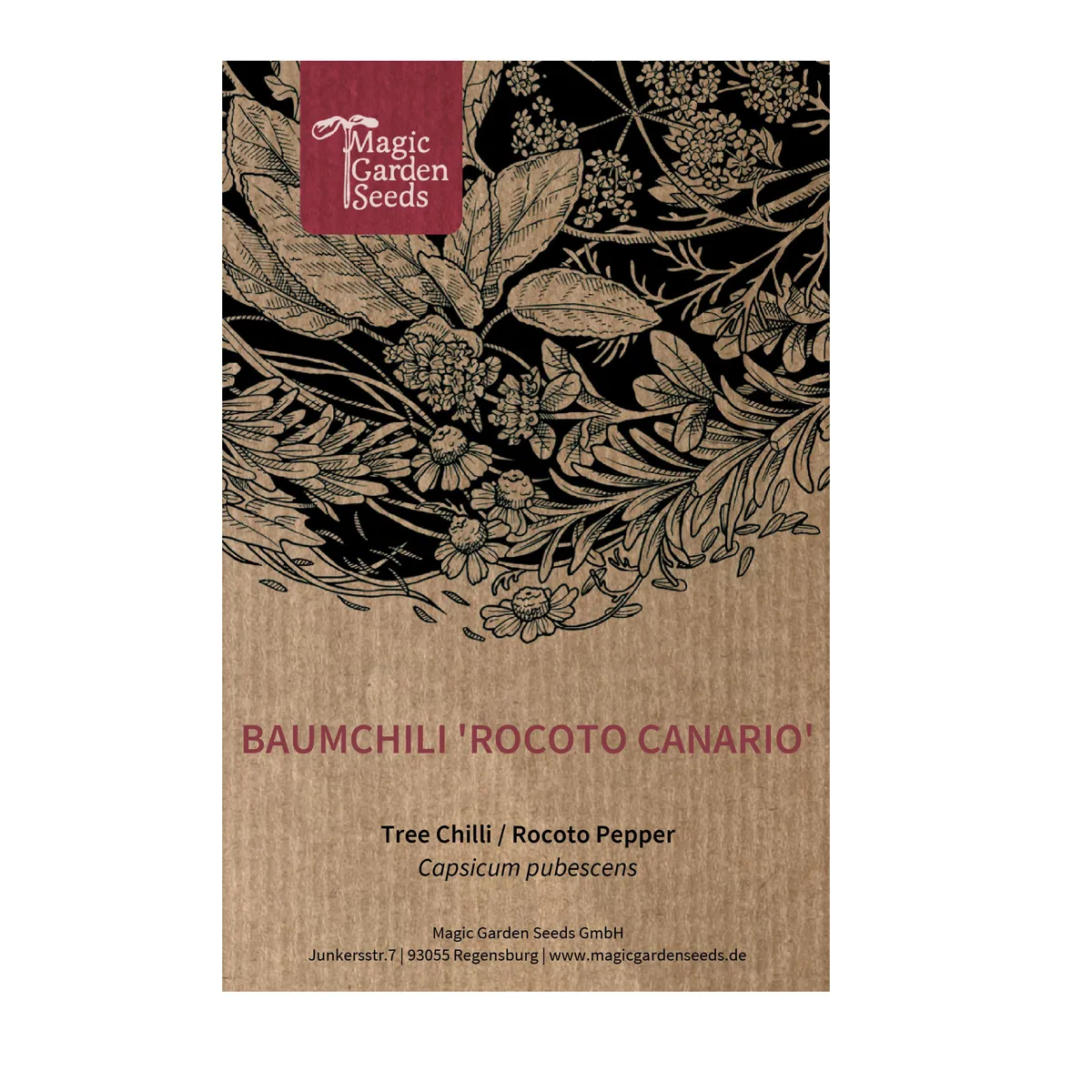 Baumchili 'Rocoto Canario' (Capsicum pubescens) Samen