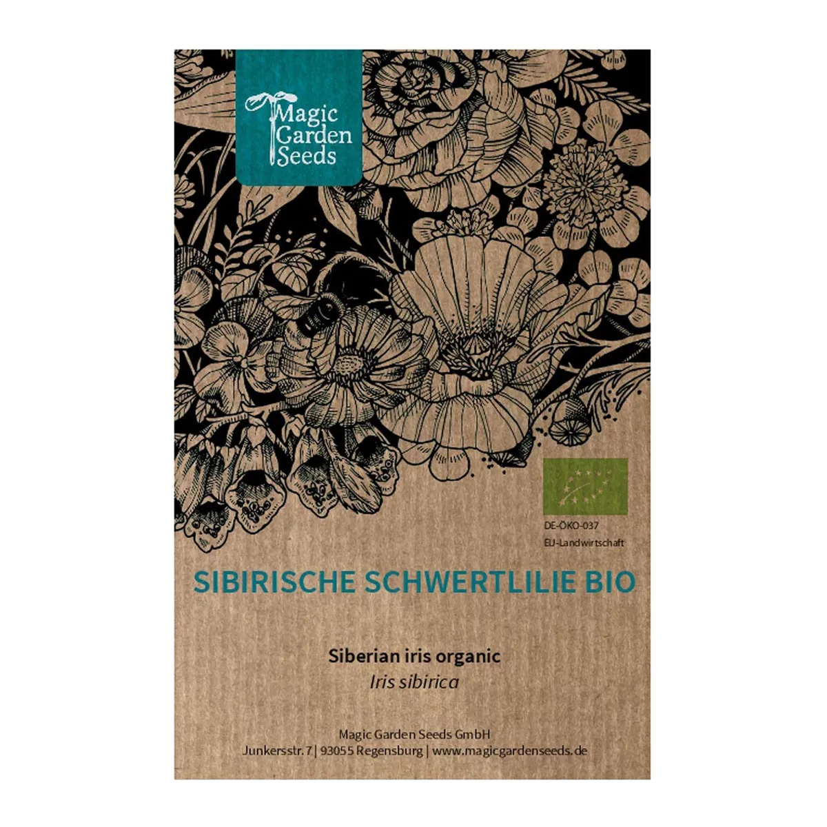 Sibirische Schwertlilie (Iris sibirica) Bio Saatgut