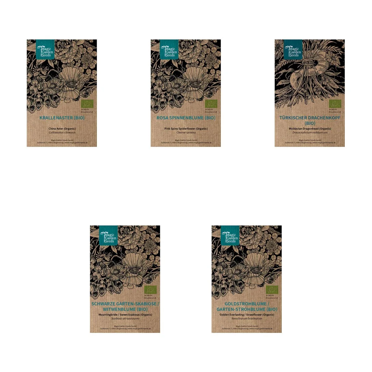 Bunte Sommerblumen (Bio) - Samenset
