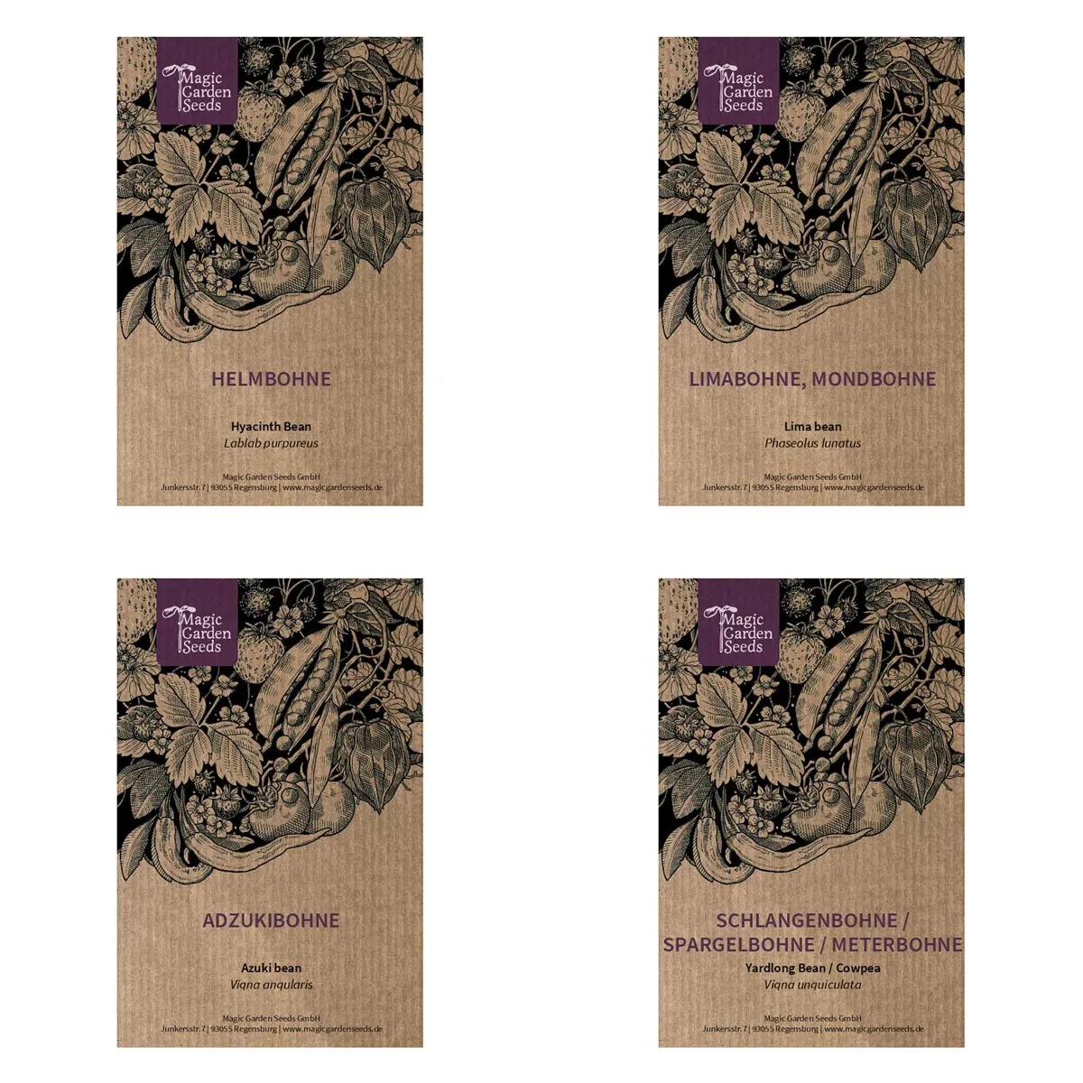 Exotische Bohnen - Samen-Geschenkset