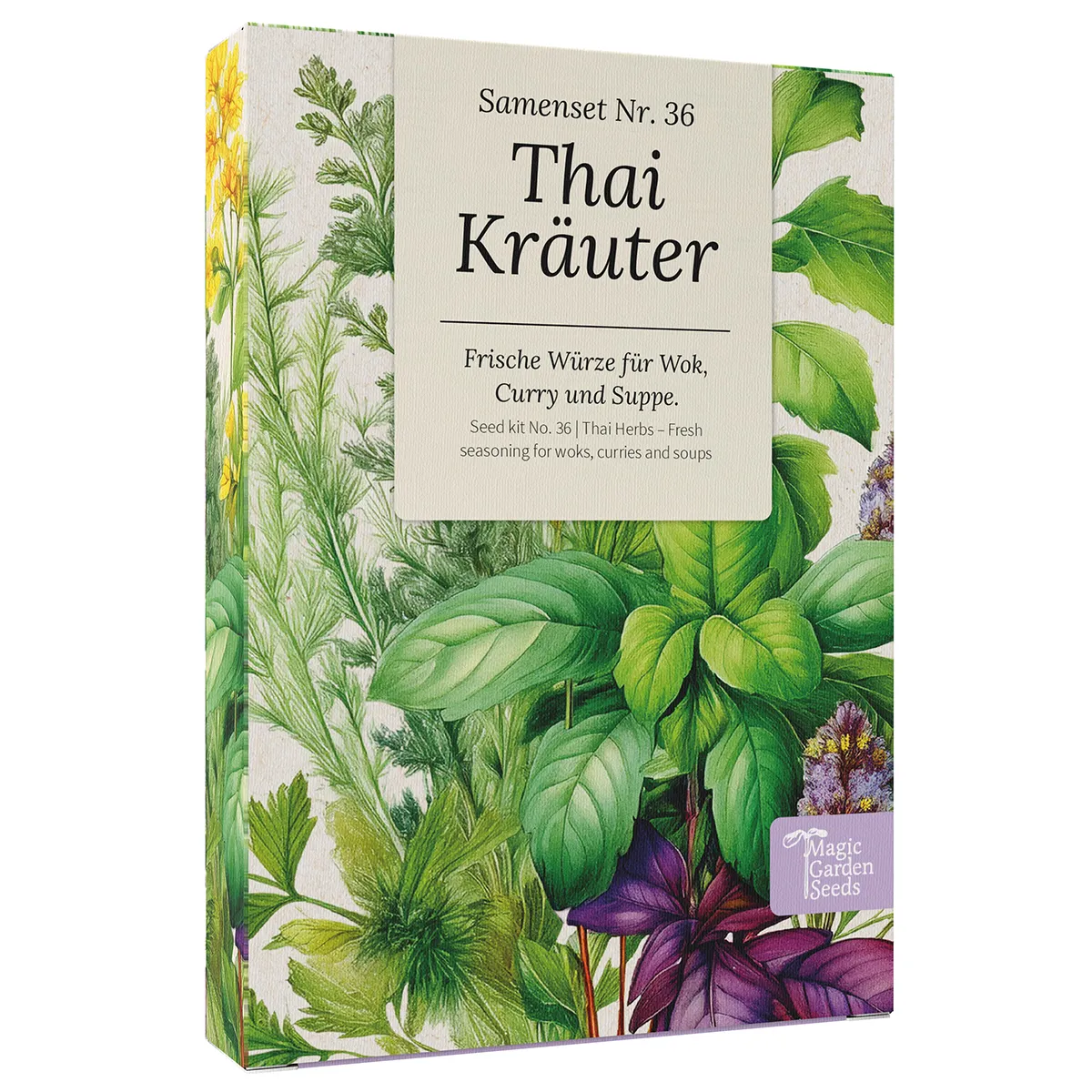 Thai Kräuter - Frische Würze für Wok, Curry und Suppe - Samenset Nr. 36