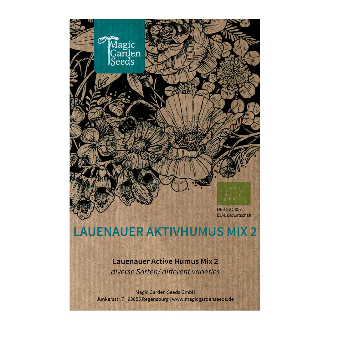 Lauenauer Aktivhumus 2 Gründüngungsmischung (diverse Arten und Sorten) Bio-Saatgut