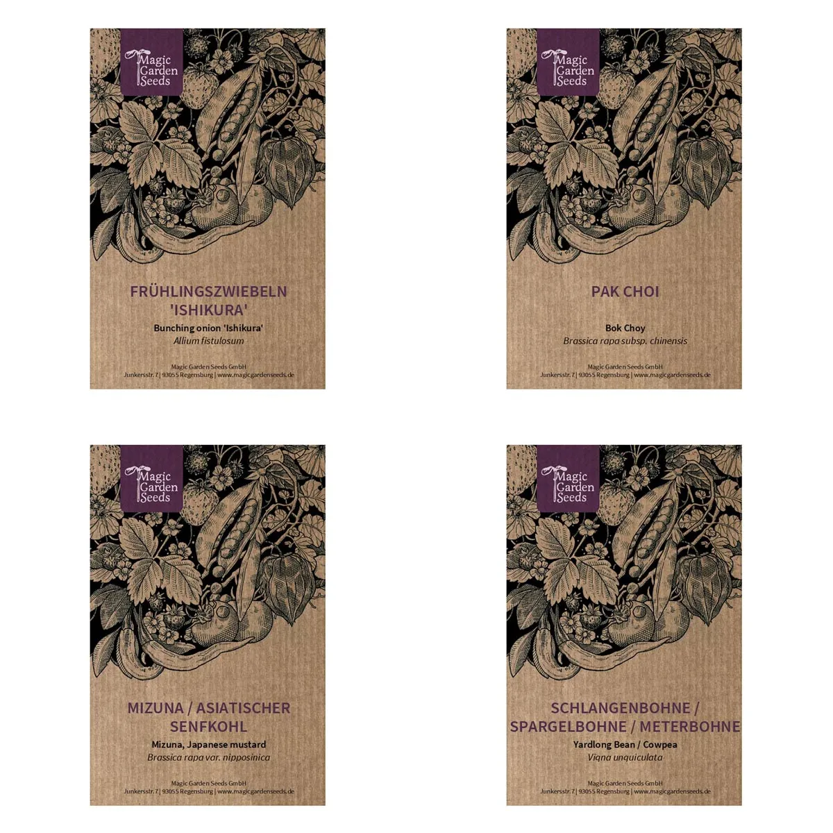 Kleine Asia-Gemüse-Auswahl - Samen-Geschenkset