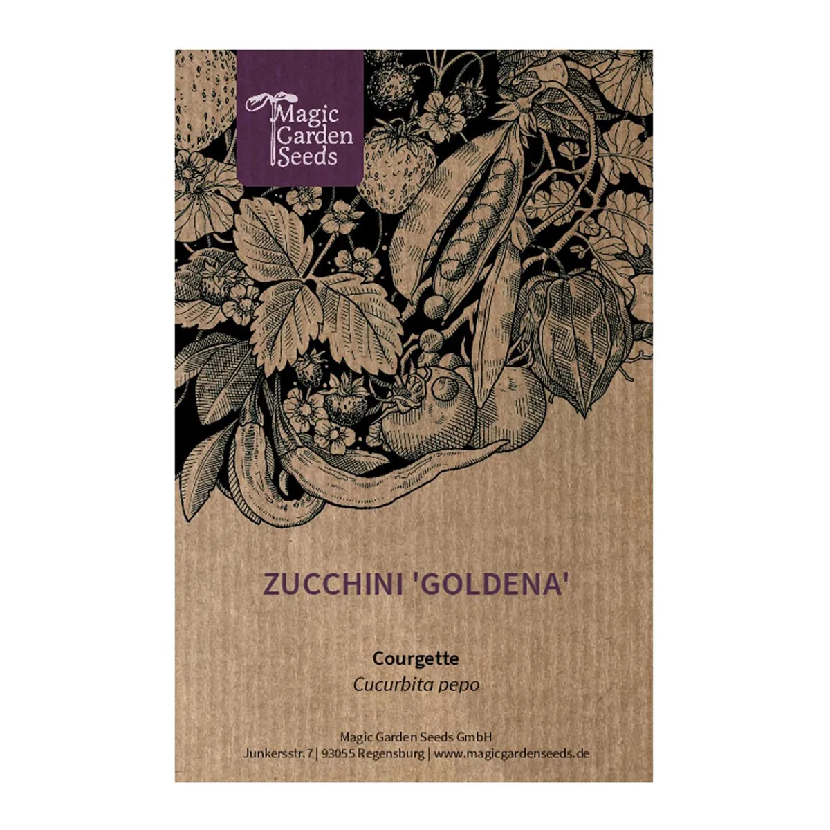 Gelbe Zucchini 'Goldena' (Cucurbita pepo) Samen