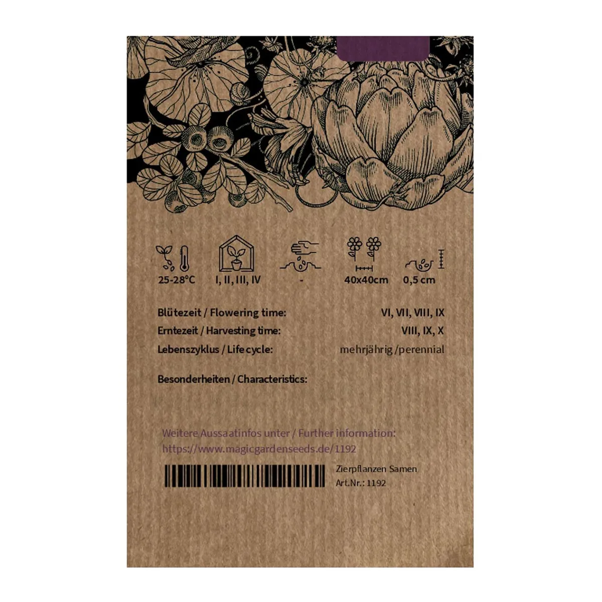 Bratpaprika 'Pimientos de Padrón' (Capsicum annuum) Samen