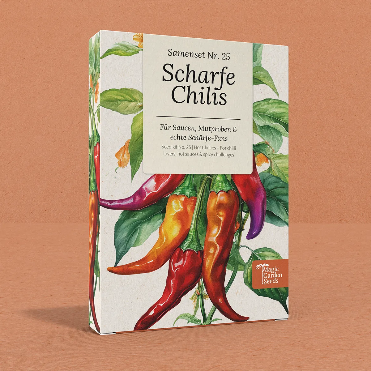 Scharfe Chilis für Garten und Küche - Samenset Nr.25