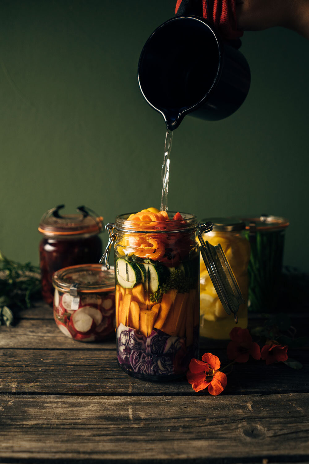 Das eigene Gemuese haltbar machen