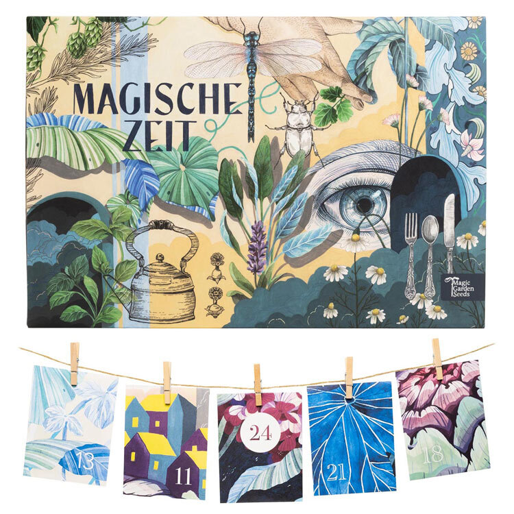 Bio-Saatgut-Adventskalender 'Wundersame Kraeuterwelt' Produktbild