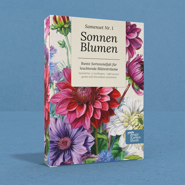 Sonnenblumen: Bunte Sorten einfach aussäen - Samenset Nr.1