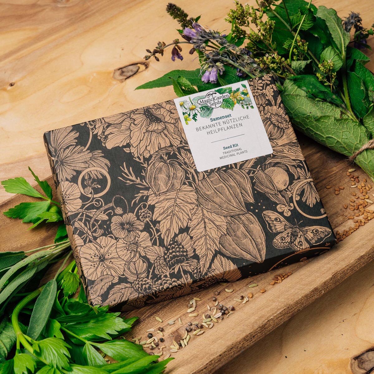 Bio Heilpflanzen Samen-Set - 6 Traditionelle Heilkräuter Für Arzneigarten