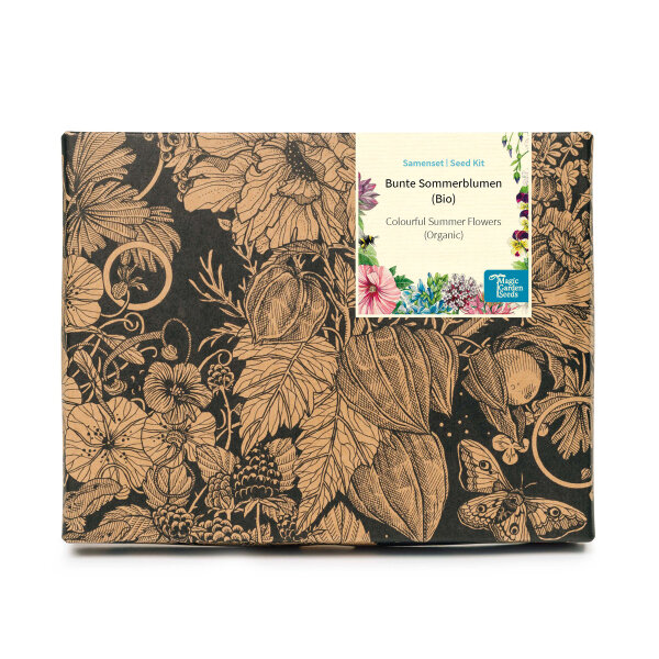 Bunte Sommerblumen (Bio) - Samen-Geschenkset